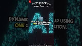 CCNA 200-301 Lab | CH 2 Network Access | Lab 015 Configure and Verify Dynamic Trunk - DTP #ccna