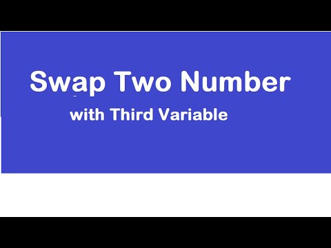 SwapString #swapstring  || swap string with third variable || how to swap string with third variable