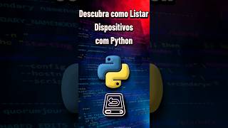 Python como listar Dispositivos e unidades de armazenamento 🐍"#python #programação #automatização