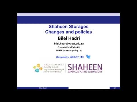 Shaheen 101 Spring 22: Storages: policies