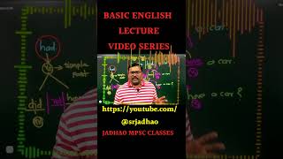 ENGLISH BASIC LECTURE SERIES|JADHAO MPSC CLASSES