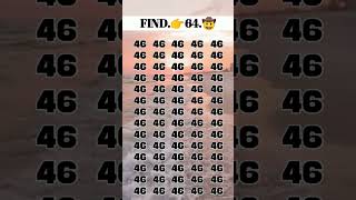 💯💯👉 64 📌 #find #facts #gkhindi find the odd number #maths #puzzle #puzzle #youtubeshorts #quiz 😋