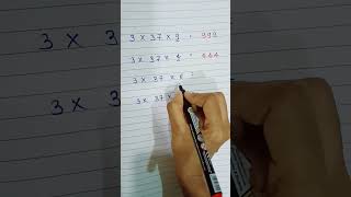 Magic of 3×37 #shortvideo  #mathseasytricks