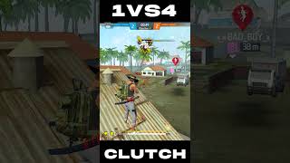 1 VS 4 Against Cs Grandmaster Player #freefire #shorts #gwkaran