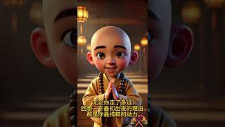 鸿雯小师傅：《保持初心》 #一个故事 #人生感悟 #正能量#佛教智慧 #佛教卡通 #人生智慧 #人生哲理