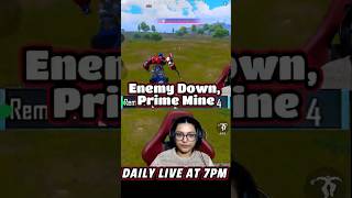 Enemy Down, Prime Mine 🔥 #shorts #bgmi #pubgmobile