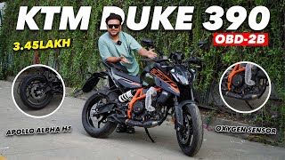 2025 KTM Duke 390 ⚡️Apollo Alpha H1 Tyre OBD-2B Engine Review | Is it the Ultimate Streetfighter?