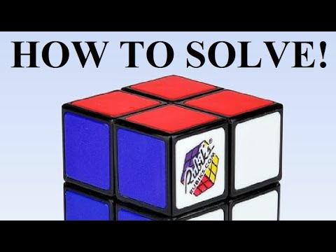 How To Solve A 2x2 Rubik's Cube! - Beginner's Steps!