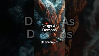 AI Draws Dr*gs As Demons #midjourneyaiart #aigeneratedart #aigenerated #midjourneyart