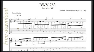 Guitar Classic: BWV 783 Invention 12 - J.S Bach