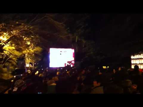 明治神宮。2012年に年が明けた瞬間。