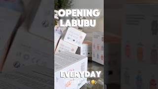 [POP MART ASMR] DAY 25: Opening one Labubu EVERYDAY until The Secret 🤫📦 #popmart #labubu #blindbox