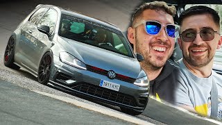 This VW Golf 7.5 R has INSANE BRAKES! // Nürburgring