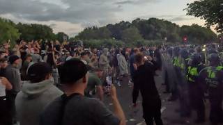 Migrant Hotel Protest Turns to Chaos