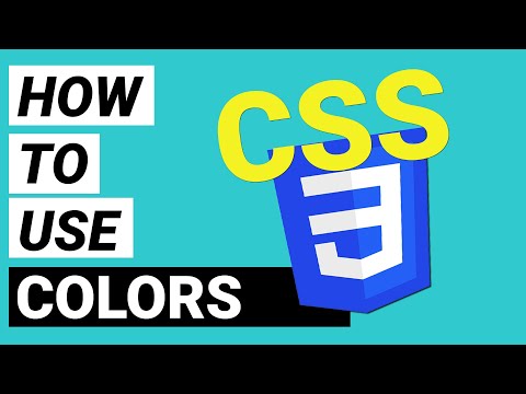 How to Use CSS Colors | Absolute Beginner CSS Crash Course