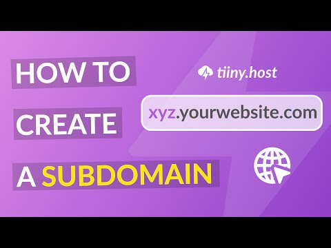 How to Create a Subdomain