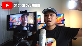 Create a YouTube channel using Samsung Galaxy S23 Ultra! (Shot on S23 Ultra!) 🔥