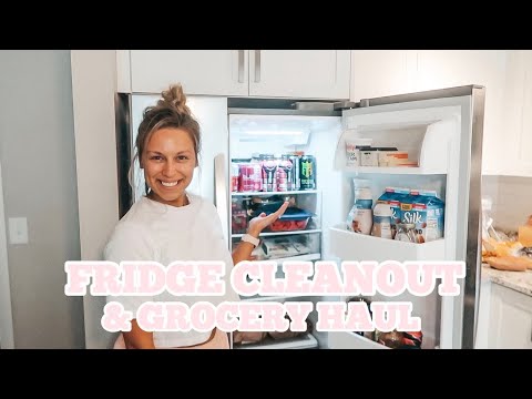 GROCERY HAUL AND FRIDGE CLEANOUT/ORGANIZATION