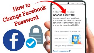 How To Change Password On Facebook ? 🔐