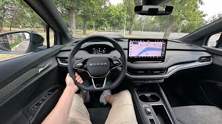 New Skoda Enyaq Coupe 2026 Test Drive POV