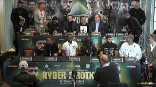 BEEF! TED CHEESEMAN & ASINIA BYFIELD GO AT IT - STAND UP & TRADE WORDS AT PRESS CONFERENCE