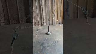 metal craft art created by a genius welder #viral #welding #shorts #art #diy