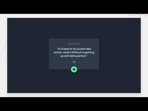 Advice generator app with tailwindcss react.js - Frontend Mentor Challenge