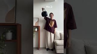 どのTシャツコーデが好き？❤️‍🔥