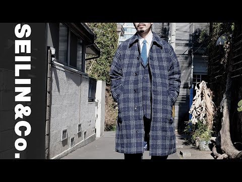 '23 F/W BLUE BLUE インディゴ ツイード チェック シリーズ / カジュアルにも着られるセットアップ【BLUE BLUE】