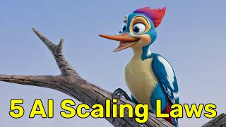 The 5 AI Scaling Laws: More Compute + Add Human Talent