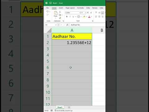 MS EXCEL TIPS AND TRICKS #excel #shorts