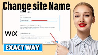 How to Change Site Name on Wix | Rename wix website