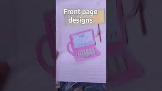 Maths , social studies , computer front page designs #designs #frontpagedesignforschoolproject