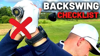 BACKSWING CHECKLIST 101!
