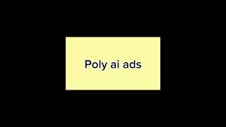 POLY AI ADS BE LIKE😭 #polyai #shorts