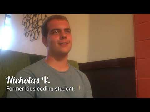 Kids coding student looks back at learning with Breakout Mentors