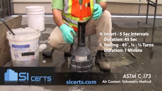 ASTM C173 - ACI Volumetric Air Meter Test (Newer Version Available, Click Top Right Corner)