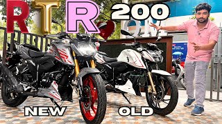 Tvs Apache RTR 200 4V 2025 Model New Vs Old Detailed Review New Changes Update Features & Price !