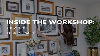 Inside the Workshop: The Art of Custom Framing | Erin Belles Photography & Framing