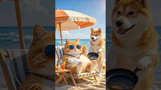 Dog vs Cat Fight During Training! 😲 #shorts #ytshorts #shortsfeed #shortvideo #viralshort #cat