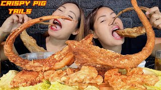 CRISPY BUNTOT NG BABOY (PIGTAILS MUKBANG) @JenjakkaidenASMR