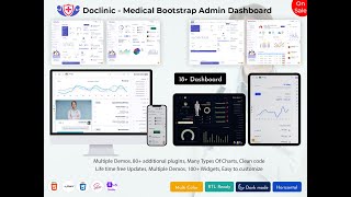 Doclinic – Most Useful Responsive Admin Dashboard UI Kit