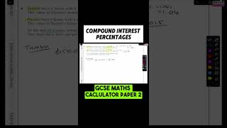 Compound Interest Percentages GCSE Maths