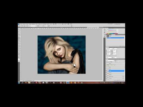 Digital Painting Sarah Michelle Gellar - Step by step - Tox