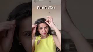 Hair Hack #hairstyle #hairhacks #trending #viralvideo #youtubeshorts #yytshort #hack