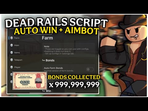 NEW Dead Rails Script NO KEY - Auto Farm, Aimbot, Instant Kill | Works on Mobile & PC