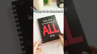 Things to do when bored #diy #shorts #ytshorts
