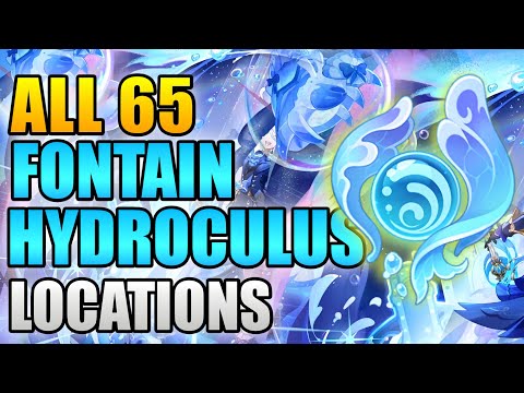 All 65 Hydroculus Locations in Fontaine 4.1【Genshin Impact】