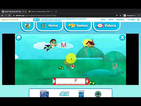 K1 SUPER WHY AND LETTER DANCE