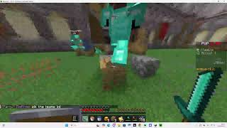 PLaing in party on mcpvp